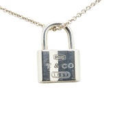 ティファニー 1837 ロックチャーム ネックレス SV925 シルバー レディース TIFFANY&Co. 【中古】